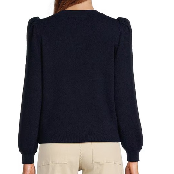 ANTONIO MELANI Black Cashmere Sweater Size Large & X-Large, NWT - Picture 4 of 16